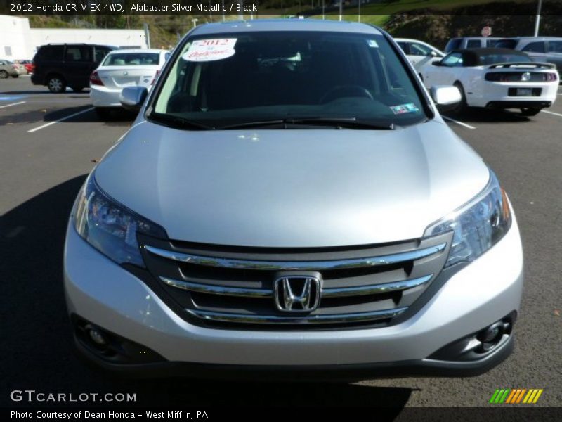 Alabaster Silver Metallic / Black 2012 Honda CR-V EX 4WD