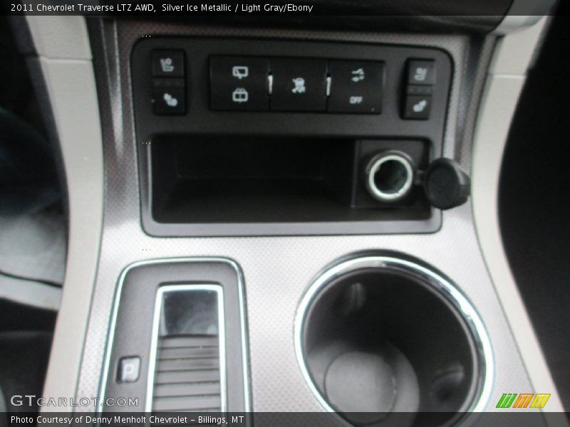 Silver Ice Metallic / Light Gray/Ebony 2011 Chevrolet Traverse LTZ AWD