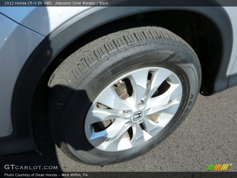 Alabaster Silver Metallic / Black 2012 Honda CR-V EX 4WD