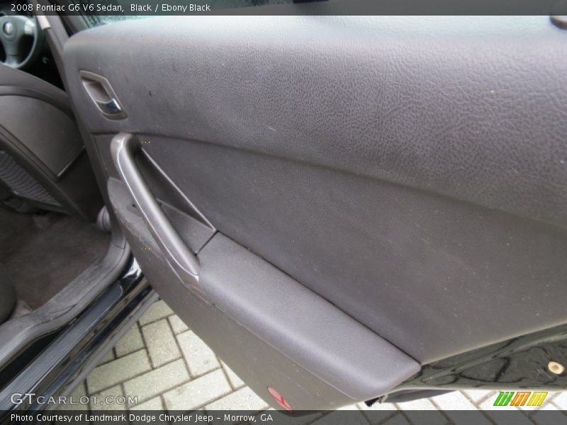 Black / Ebony Black 2008 Pontiac G6 V6 Sedan