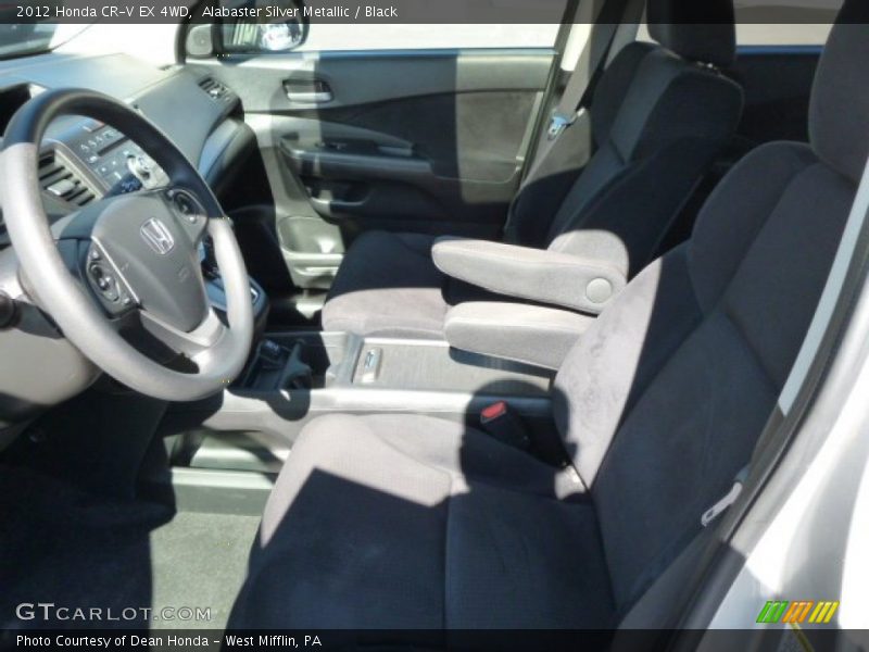 Alabaster Silver Metallic / Black 2012 Honda CR-V EX 4WD
