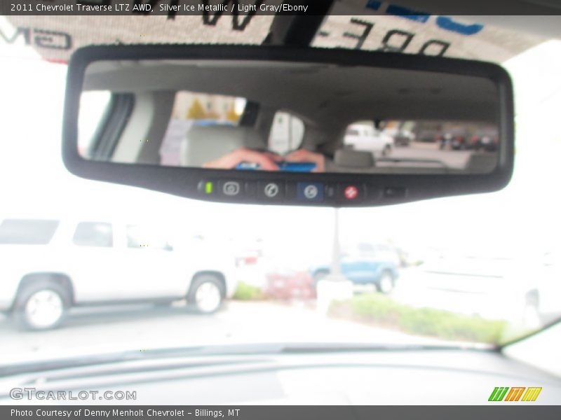 Silver Ice Metallic / Light Gray/Ebony 2011 Chevrolet Traverse LTZ AWD