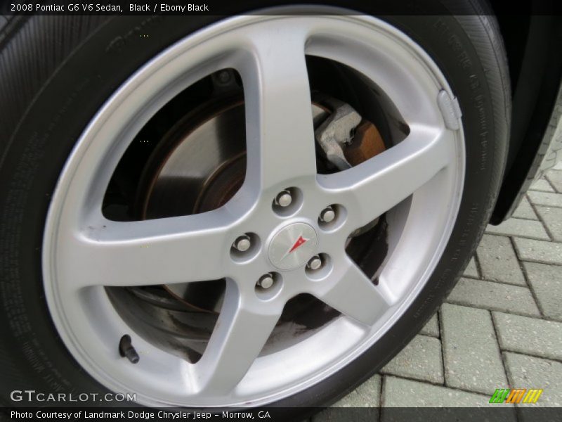Black / Ebony Black 2008 Pontiac G6 V6 Sedan