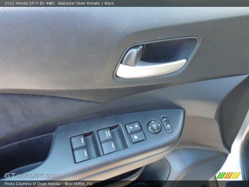 Alabaster Silver Metallic / Black 2012 Honda CR-V EX 4WD