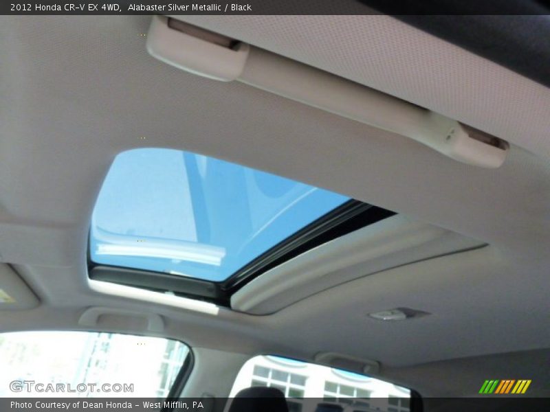 Alabaster Silver Metallic / Black 2012 Honda CR-V EX 4WD