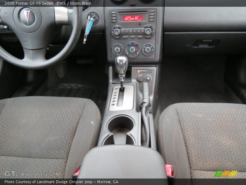 Black / Ebony Black 2008 Pontiac G6 V6 Sedan