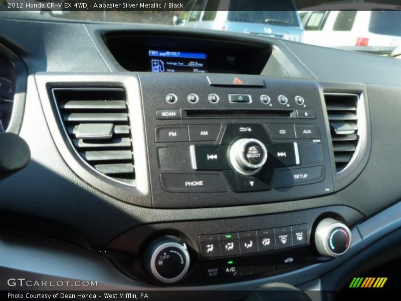 Alabaster Silver Metallic / Black 2012 Honda CR-V EX 4WD