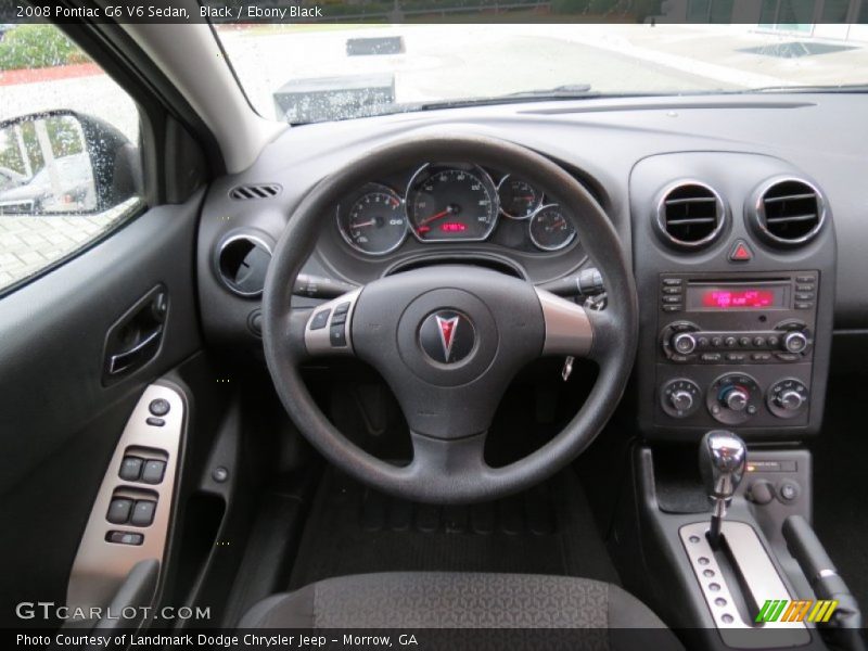 Black / Ebony Black 2008 Pontiac G6 V6 Sedan