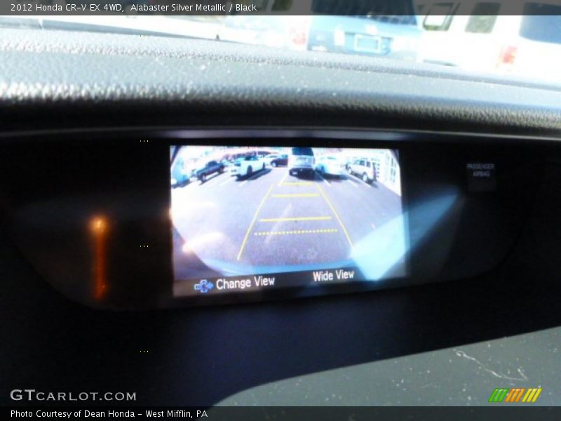 Alabaster Silver Metallic / Black 2012 Honda CR-V EX 4WD