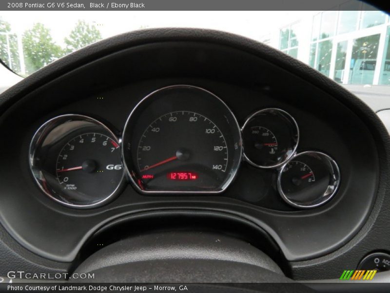 Black / Ebony Black 2008 Pontiac G6 V6 Sedan