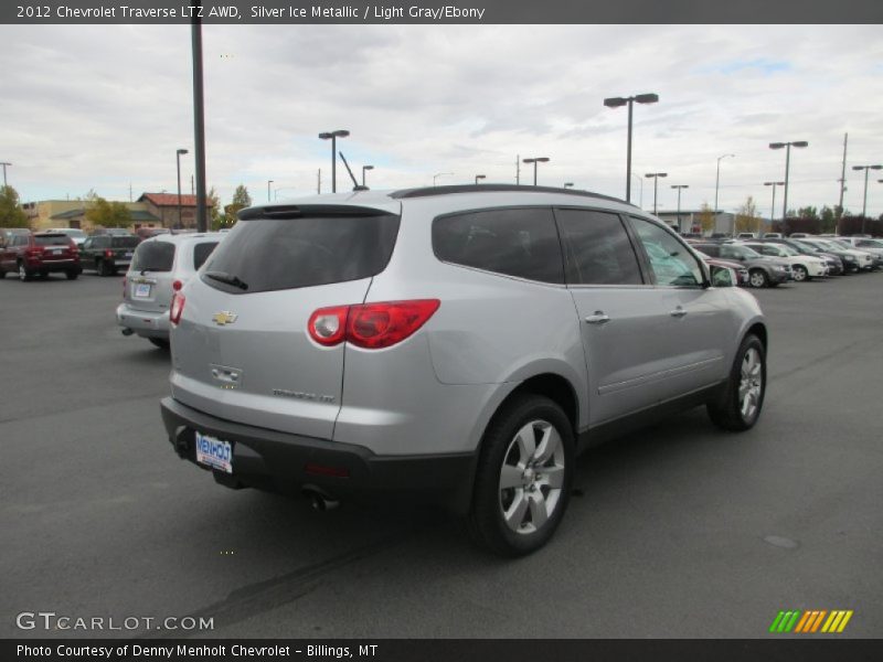 Silver Ice Metallic / Light Gray/Ebony 2012 Chevrolet Traverse LTZ AWD