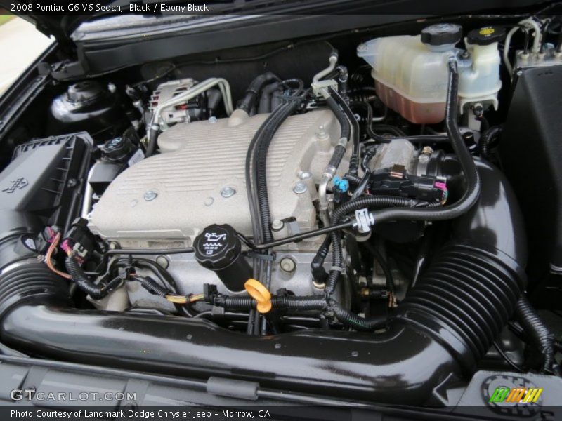 Black / Ebony Black 2008 Pontiac G6 V6 Sedan