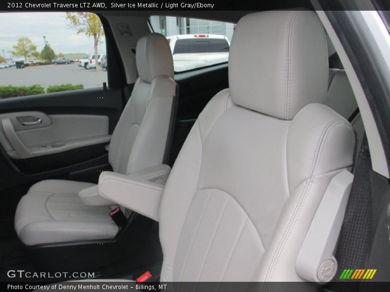 Silver Ice Metallic / Light Gray/Ebony 2012 Chevrolet Traverse LTZ AWD