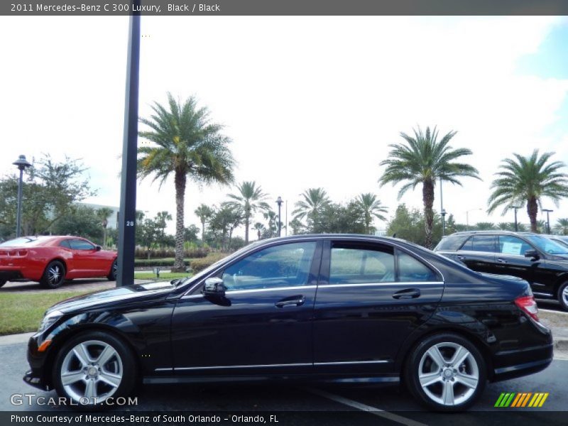 Black / Black 2011 Mercedes-Benz C 300 Luxury