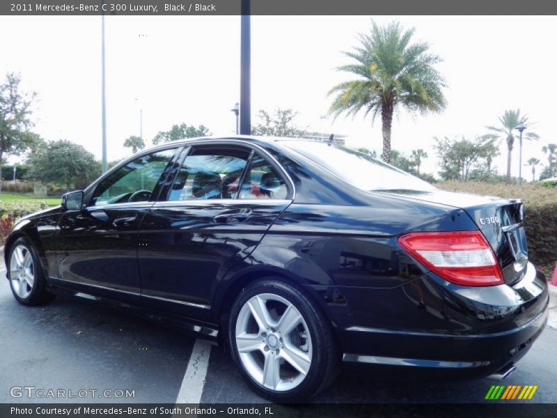 Black / Black 2011 Mercedes-Benz C 300 Luxury