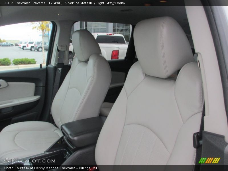 Silver Ice Metallic / Light Gray/Ebony 2012 Chevrolet Traverse LTZ AWD