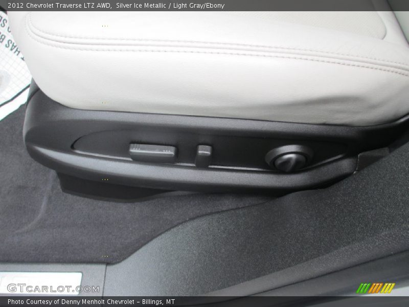 Silver Ice Metallic / Light Gray/Ebony 2012 Chevrolet Traverse LTZ AWD