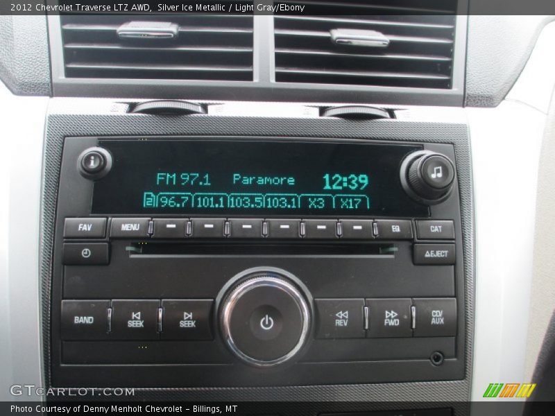 Silver Ice Metallic / Light Gray/Ebony 2012 Chevrolet Traverse LTZ AWD