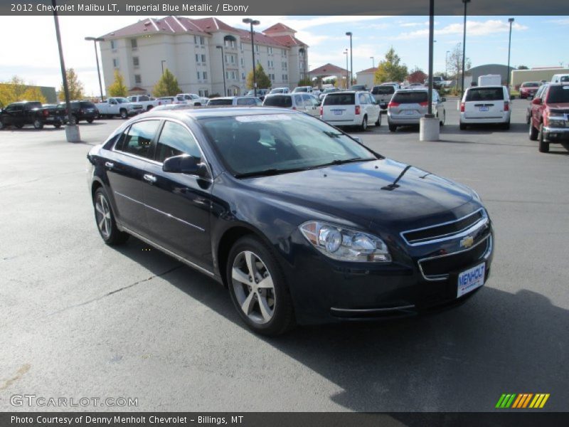 Imperial Blue Metallic / Ebony 2012 Chevrolet Malibu LT
