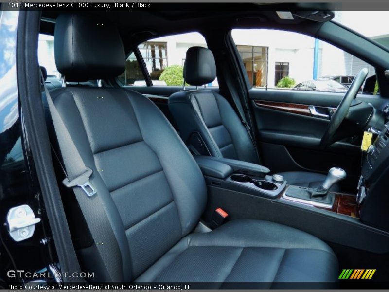 Black / Black 2011 Mercedes-Benz C 300 Luxury