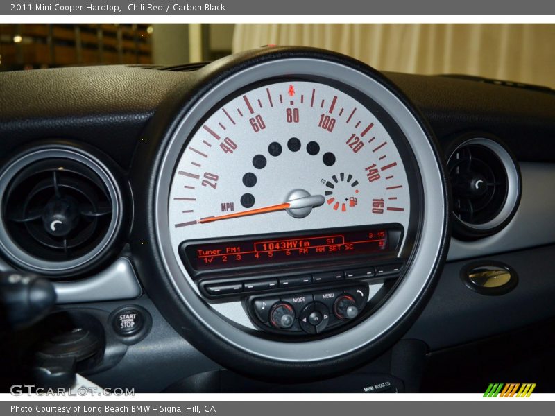 Chili Red / Carbon Black 2011 Mini Cooper Hardtop