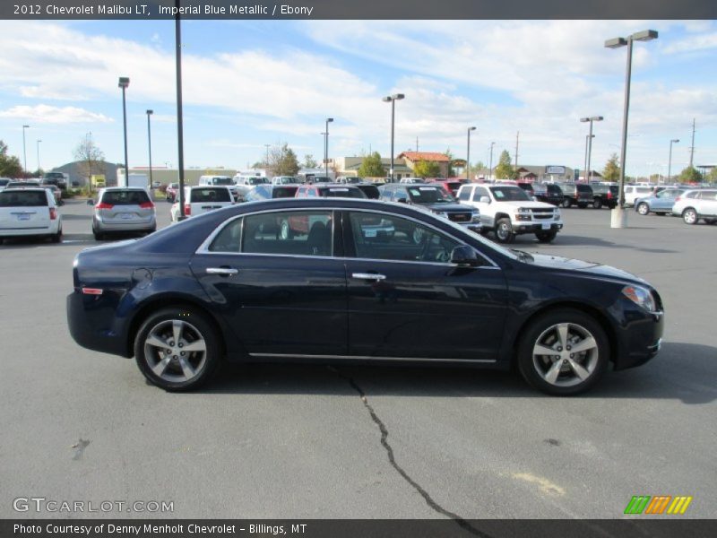 Imperial Blue Metallic / Ebony 2012 Chevrolet Malibu LT