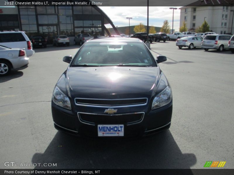 Imperial Blue Metallic / Ebony 2012 Chevrolet Malibu LT