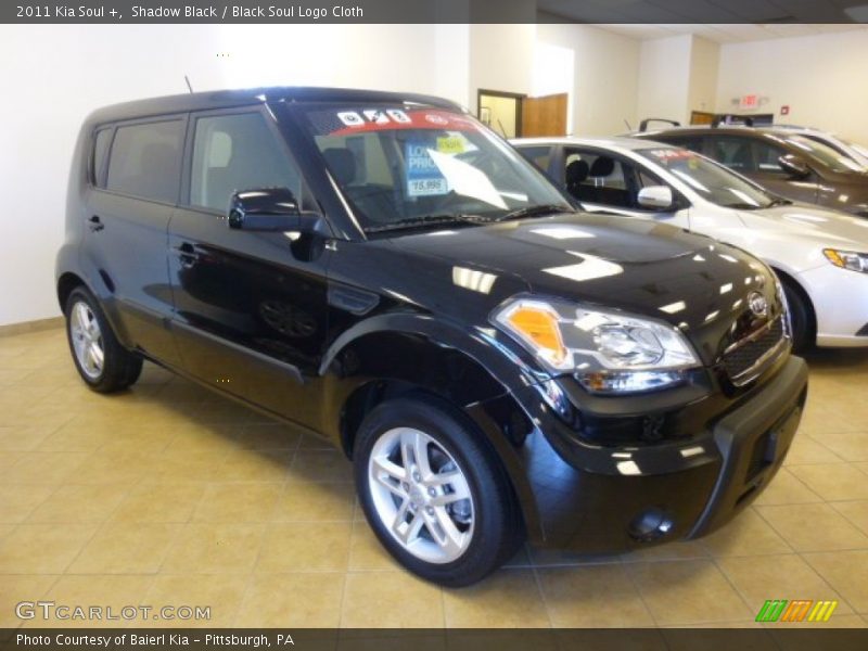 Shadow Black / Black Soul Logo Cloth 2011 Kia Soul +