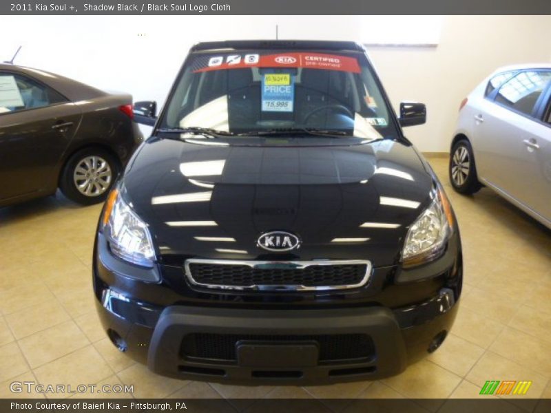 Shadow Black / Black Soul Logo Cloth 2011 Kia Soul +