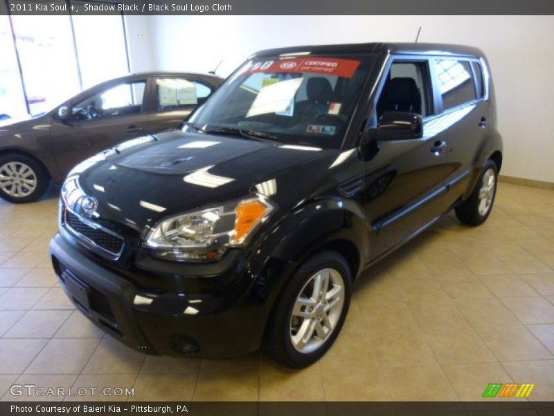 Shadow Black / Black Soul Logo Cloth 2011 Kia Soul +