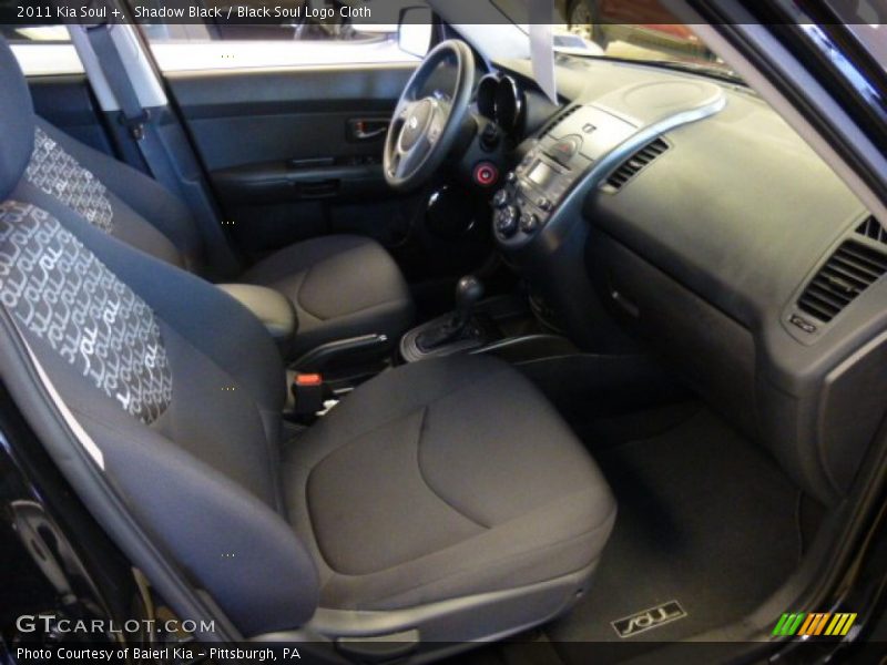 Shadow Black / Black Soul Logo Cloth 2011 Kia Soul +