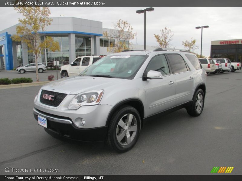 Quicksilver Metallic / Ebony 2011 GMC Acadia SLT AWD