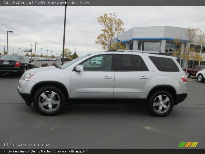 Quicksilver Metallic / Ebony 2011 GMC Acadia SLT AWD