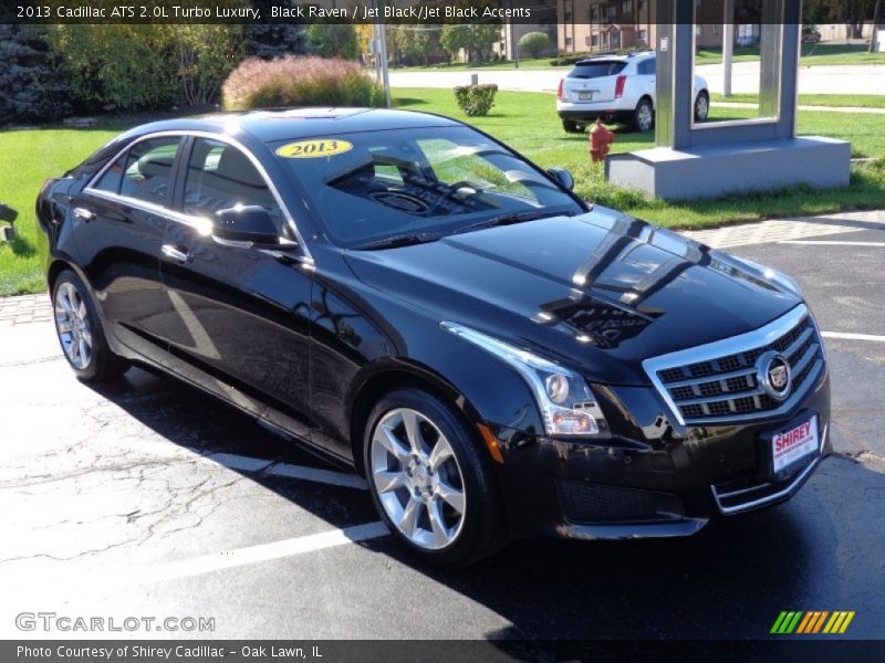 Black Raven / Jet Black/Jet Black Accents 2013 Cadillac ATS 2.0L Turbo Luxury
