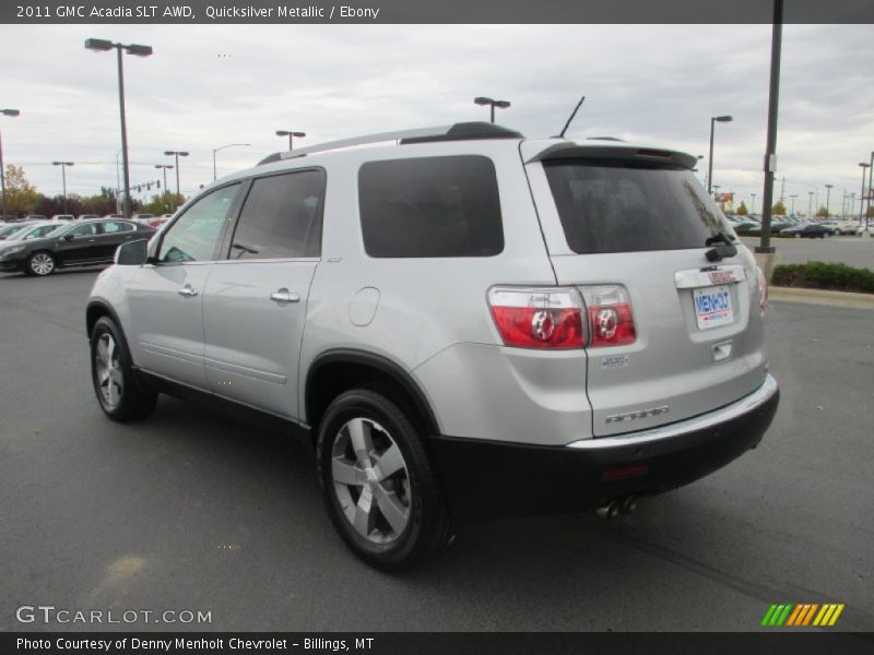 Quicksilver Metallic / Ebony 2011 GMC Acadia SLT AWD