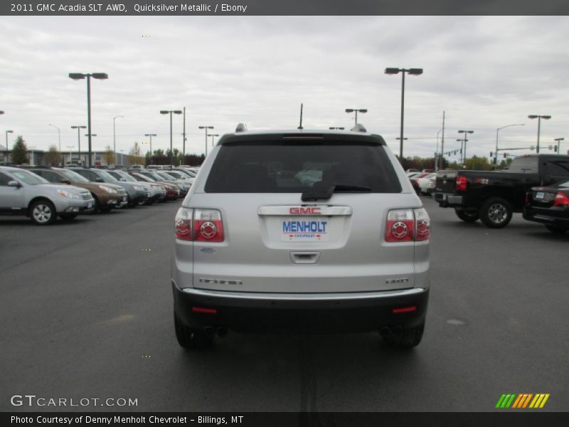 Quicksilver Metallic / Ebony 2011 GMC Acadia SLT AWD