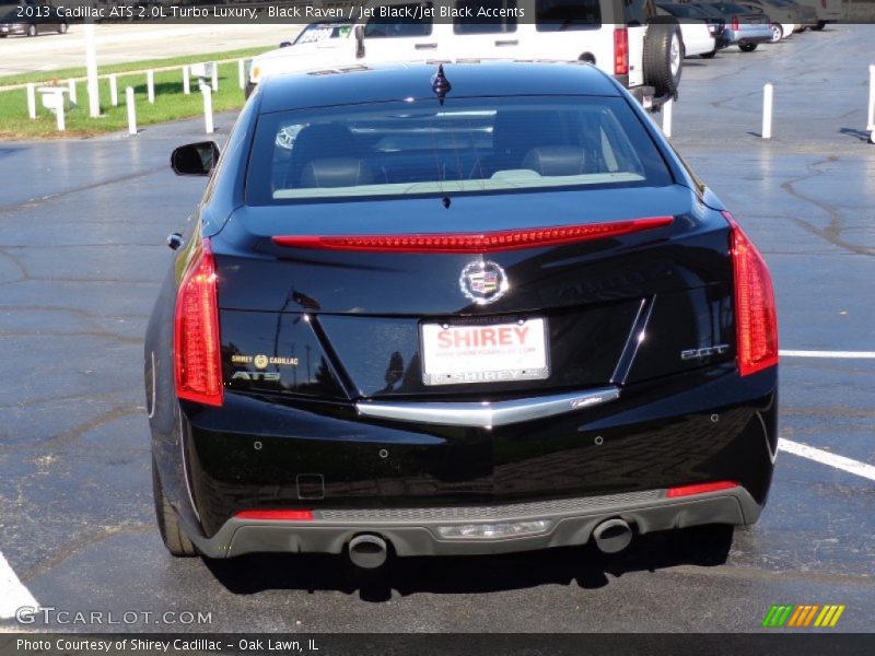 Black Raven / Jet Black/Jet Black Accents 2013 Cadillac ATS 2.0L Turbo Luxury