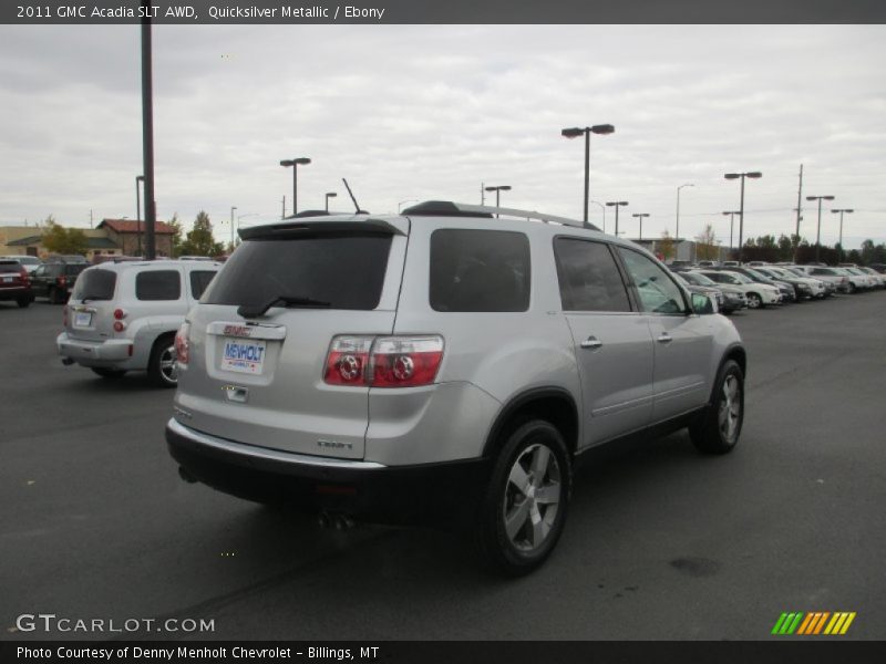 Quicksilver Metallic / Ebony 2011 GMC Acadia SLT AWD