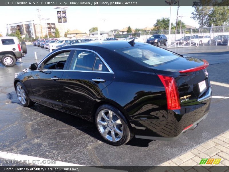 Black Raven / Jet Black/Jet Black Accents 2013 Cadillac ATS 2.0L Turbo Luxury
