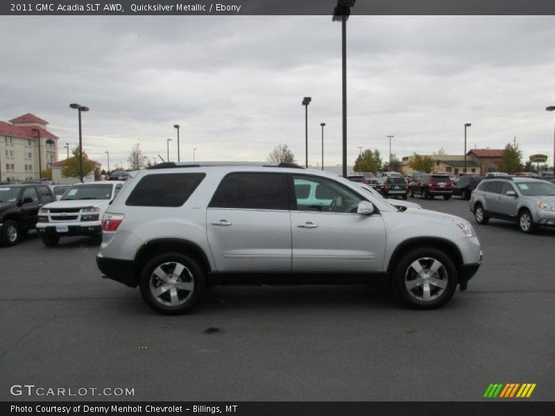 Quicksilver Metallic / Ebony 2011 GMC Acadia SLT AWD