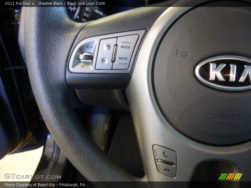 Shadow Black / Black Soul Logo Cloth 2011 Kia Soul +