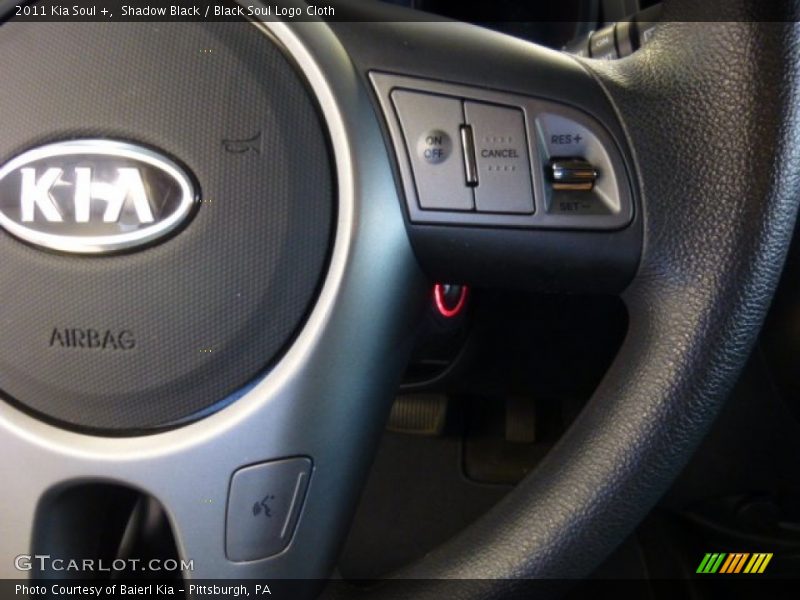 Shadow Black / Black Soul Logo Cloth 2011 Kia Soul +
