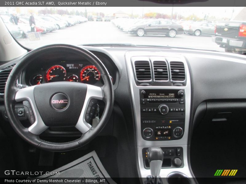 Quicksilver Metallic / Ebony 2011 GMC Acadia SLT AWD