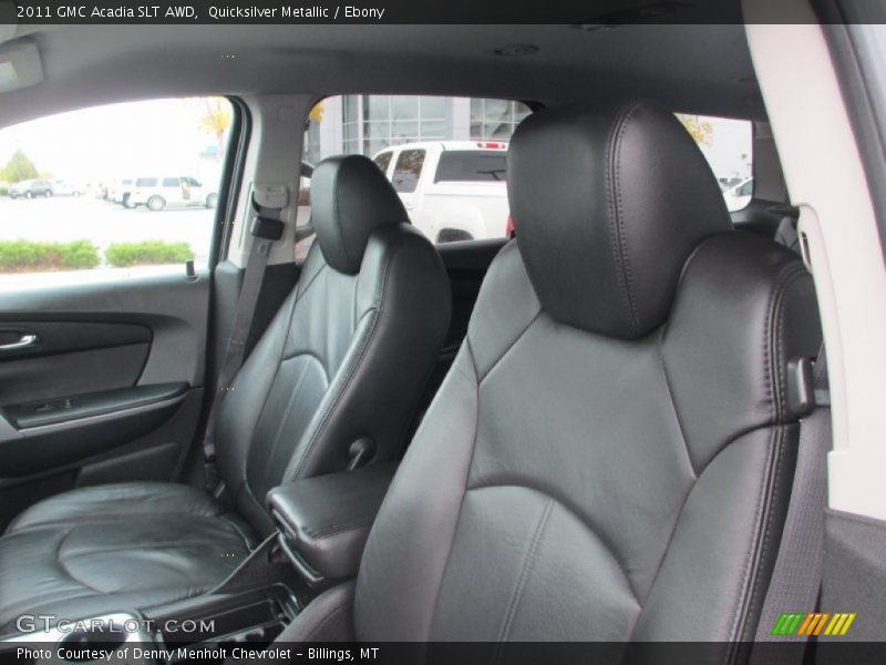 Quicksilver Metallic / Ebony 2011 GMC Acadia SLT AWD