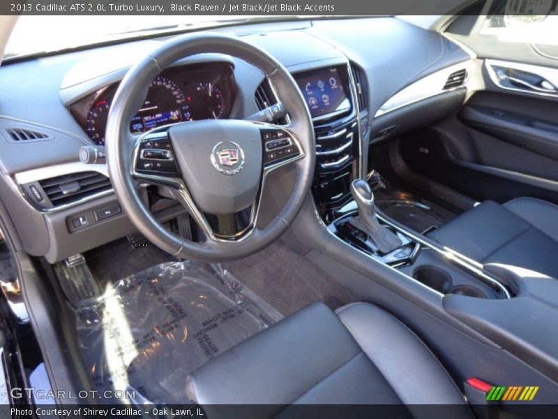 Black Raven / Jet Black/Jet Black Accents 2013 Cadillac ATS 2.0L Turbo Luxury