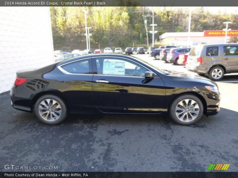 Crystal Black Pearl / Black 2014 Honda Accord EX Coupe