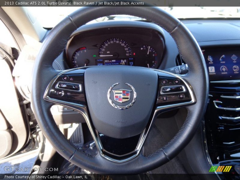 Black Raven / Jet Black/Jet Black Accents 2013 Cadillac ATS 2.0L Turbo Luxury