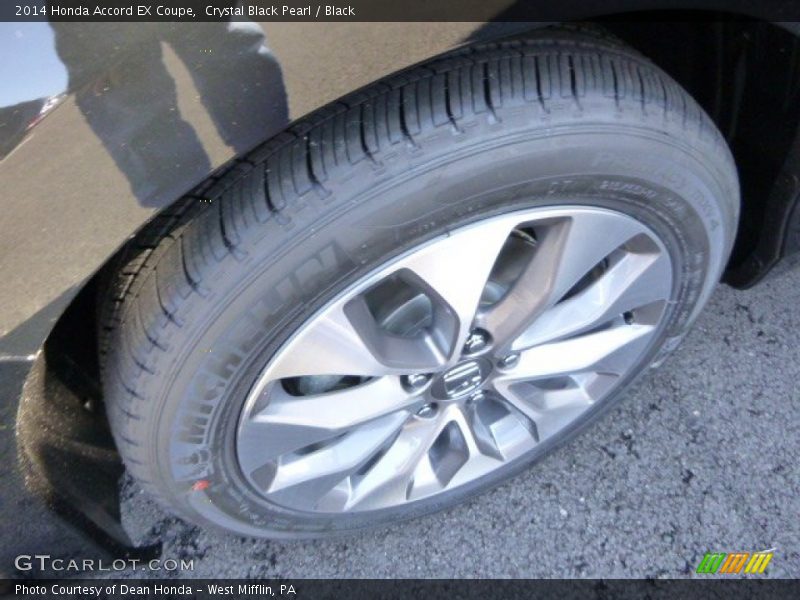 Crystal Black Pearl / Black 2014 Honda Accord EX Coupe