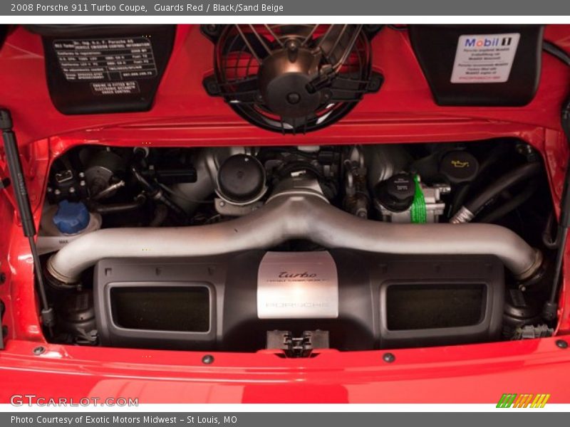  2008 911 Turbo Coupe Engine - 3.6 Liter Twin-Turbocharged DOHC 24V VarioCam Flat 6 Cylinder