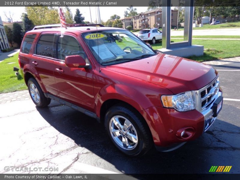 Toreador Red Metallic / Camel 2012 Ford Escape Limited 4WD
